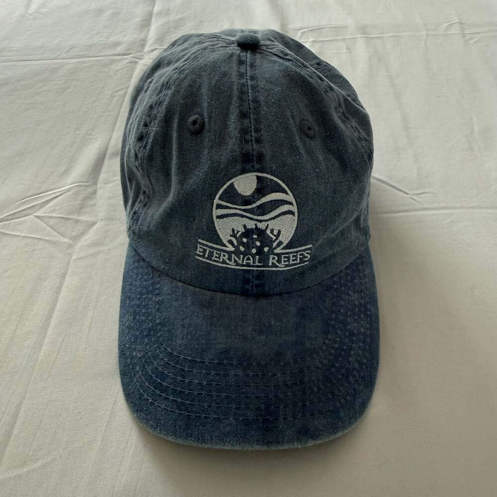 Eternal Reefs Fahrenheit Headwear Blue Denim Style Baseball Cap Hat
